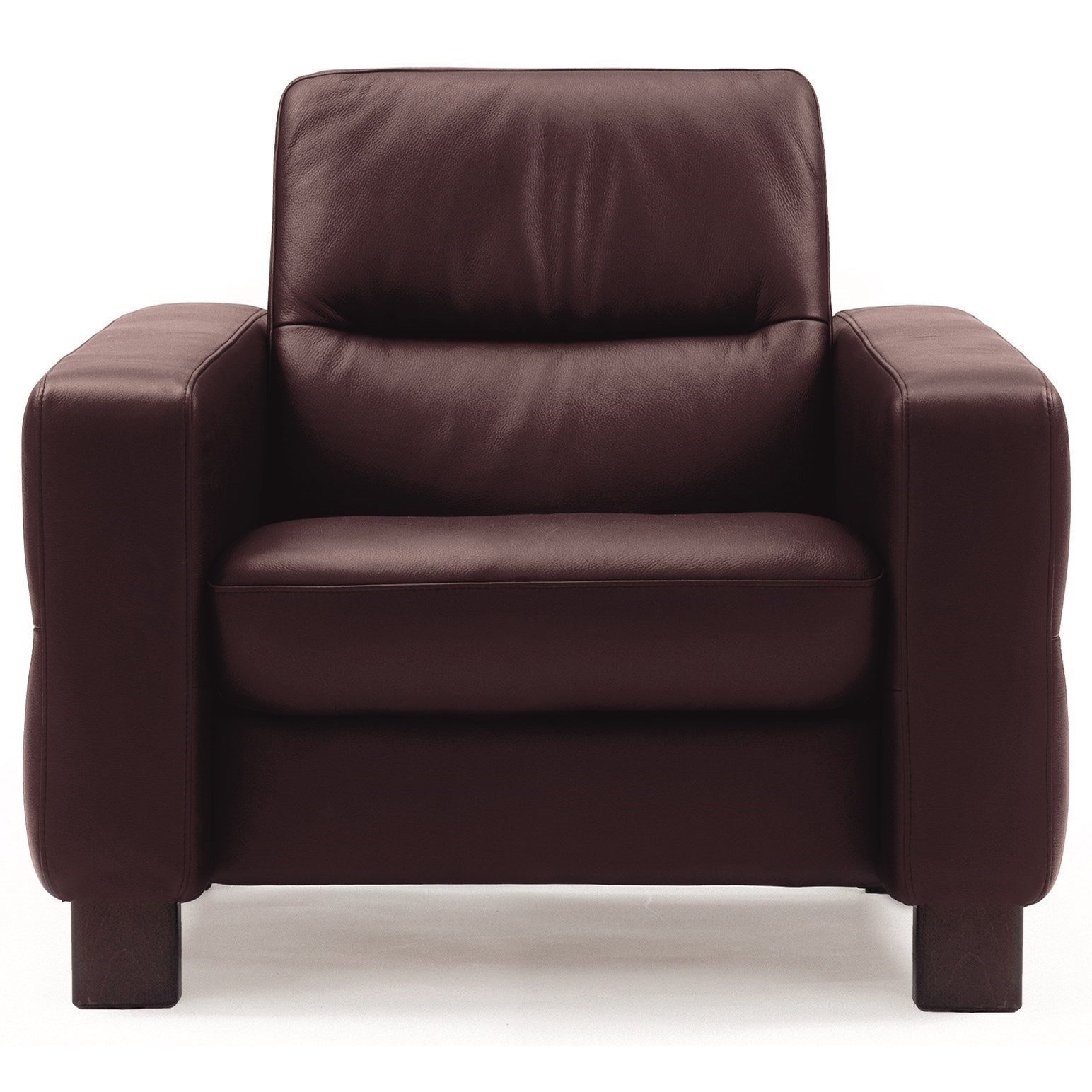 Low back hotsell leather chair